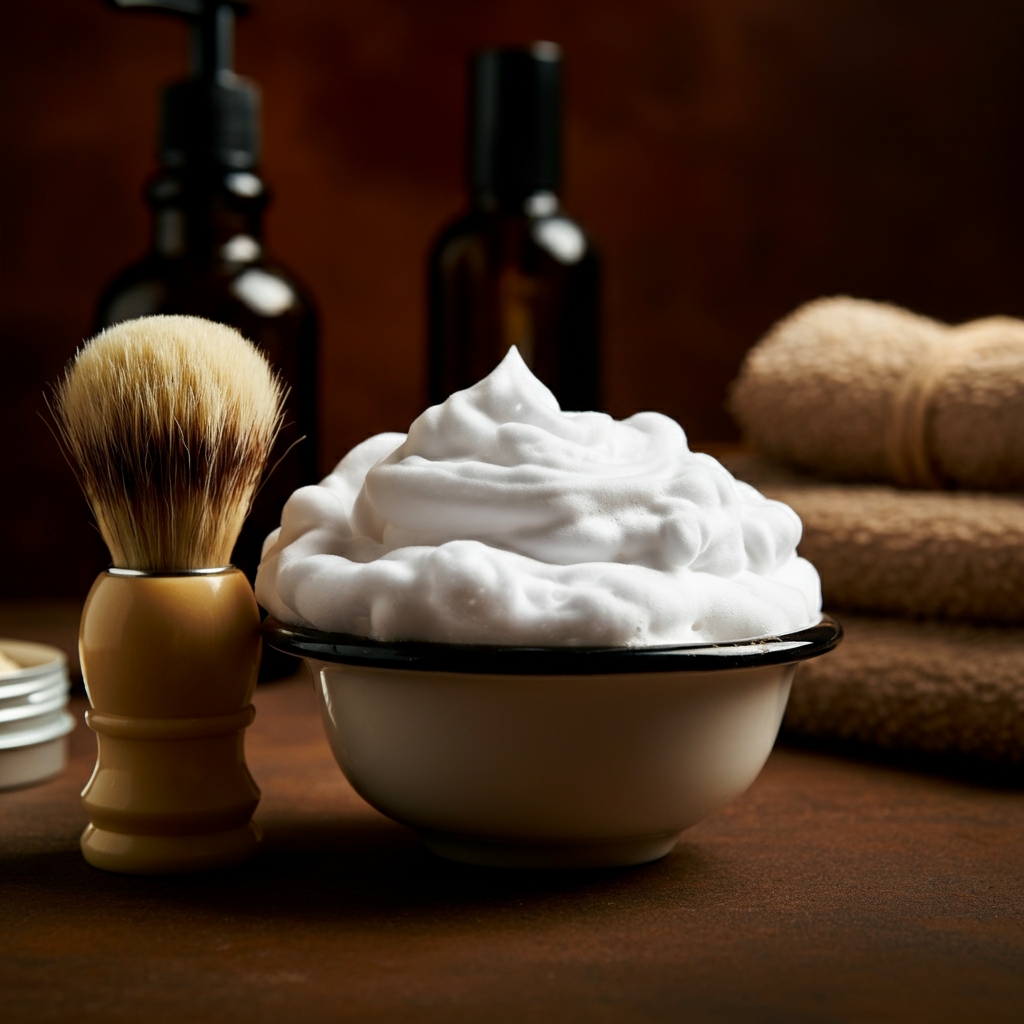 Cómo usar crema de afeitar tradicional de manera correcta