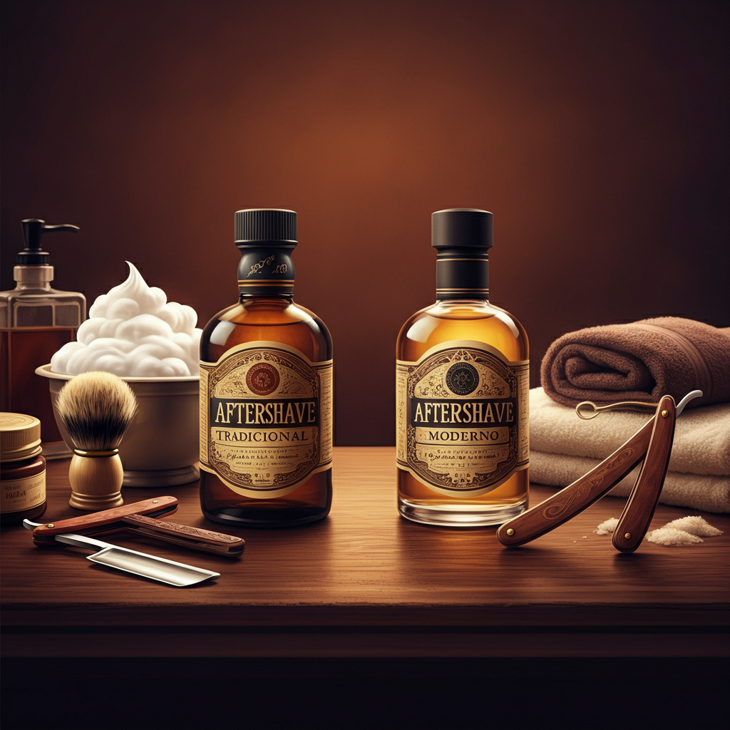 Diferencias entre el aftershave trdicional y moderno