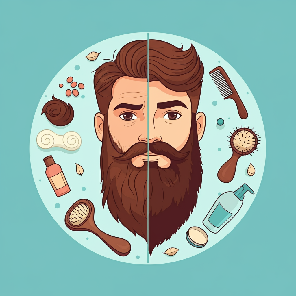 Efectos del estrés en el crecimiento de la barba