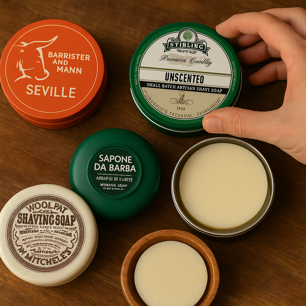 Selección de jabones adecuados para el preafeitado